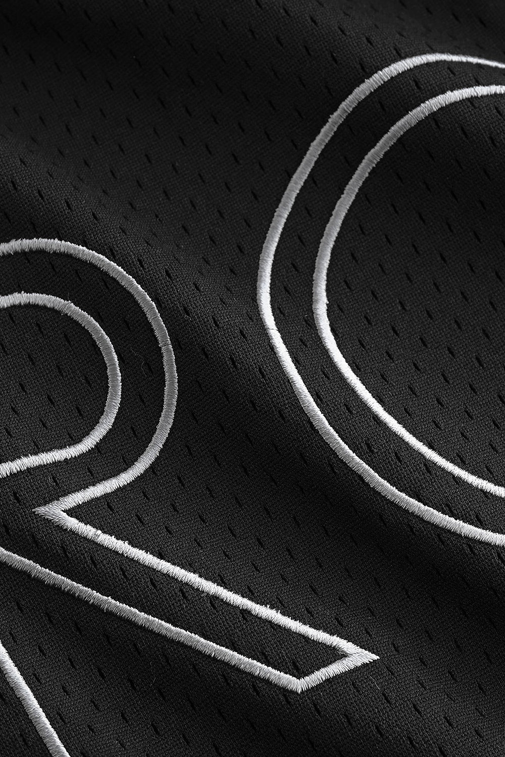 Embroidery Mesh Shorts