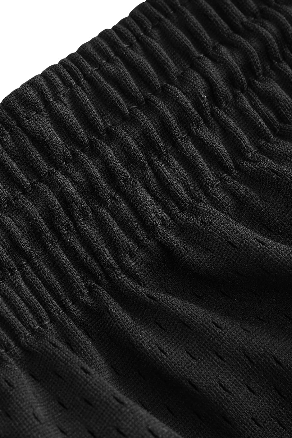 Embroidery Mesh Shorts