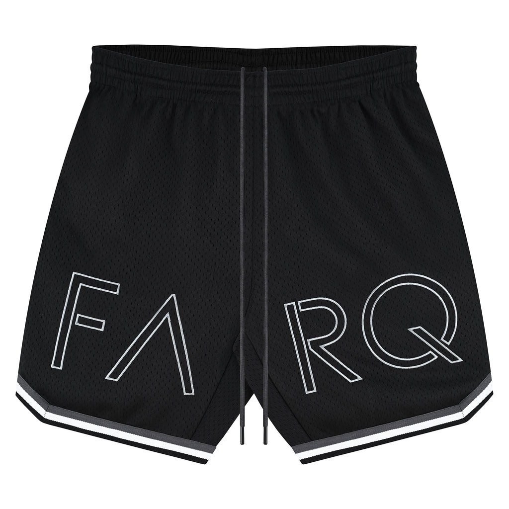 Embroidery Mesh Shorts
