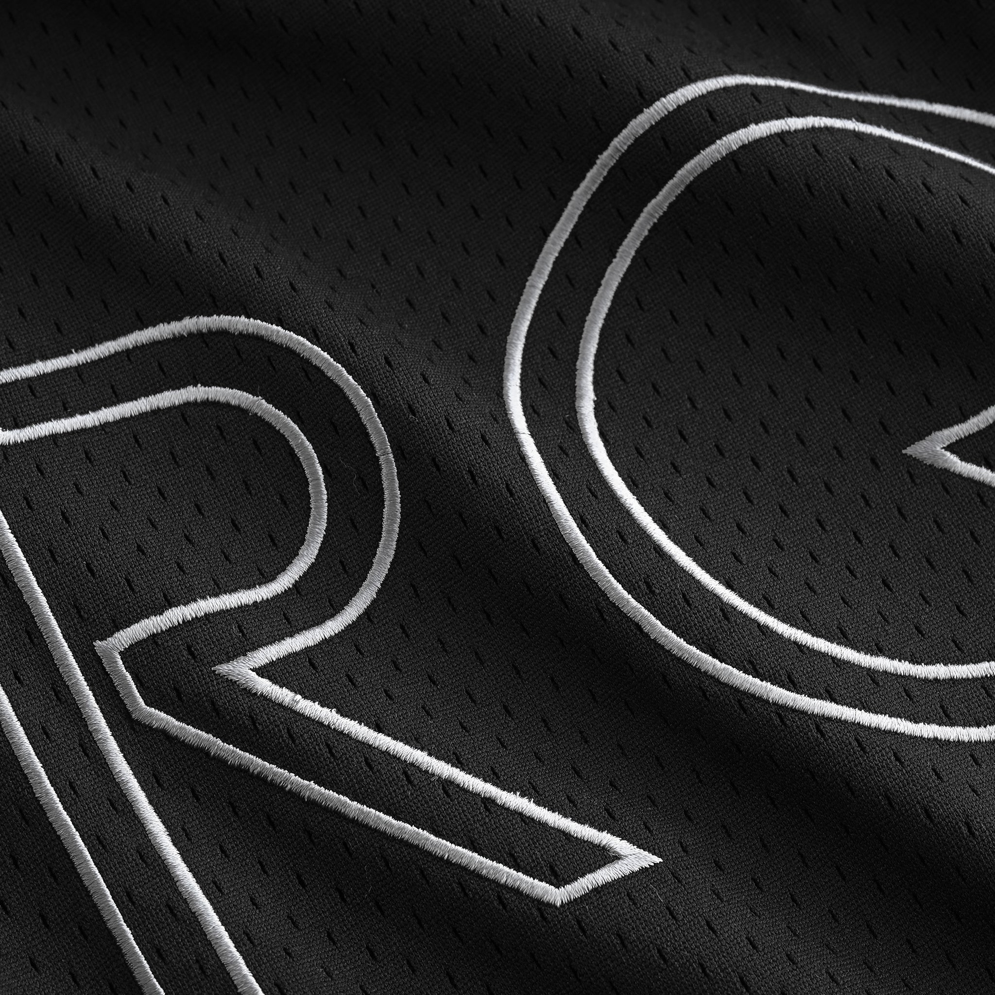 Embroidery Mesh Shorts