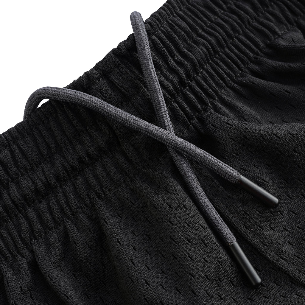 Embroidery Mesh Shorts